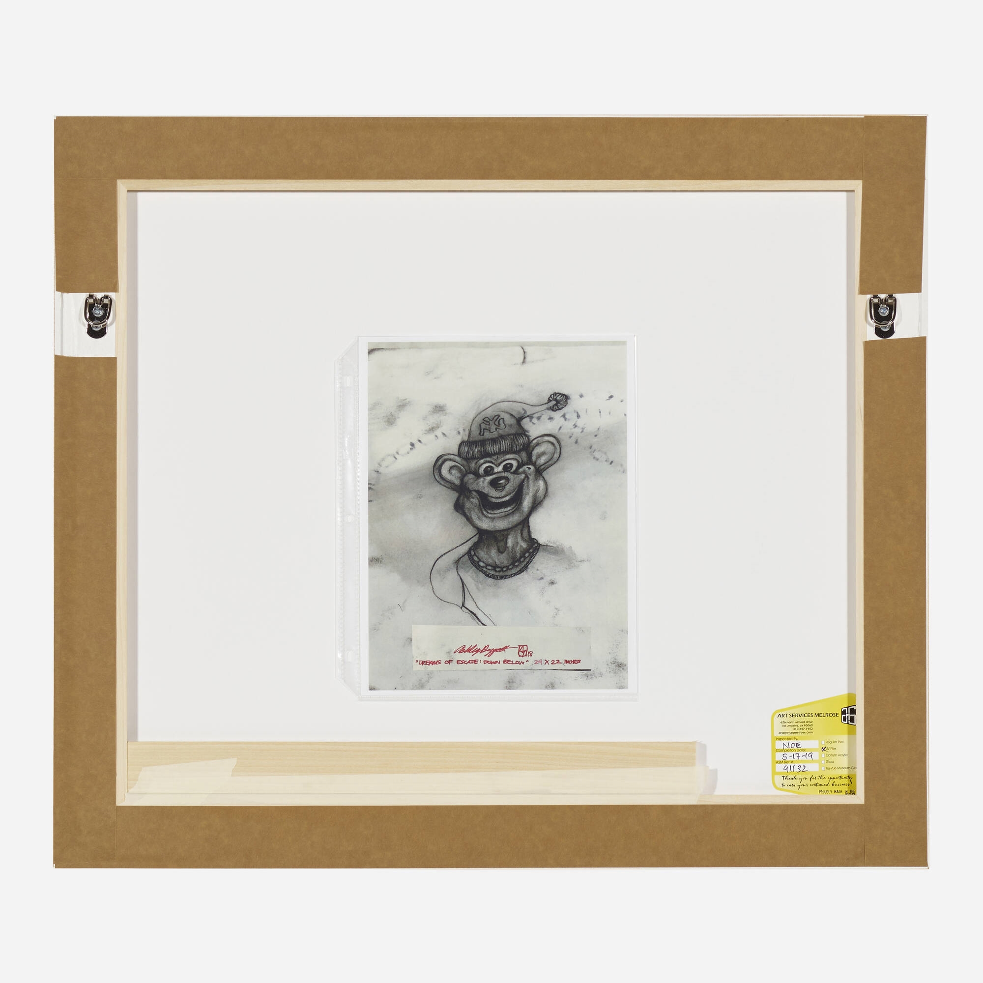 Artwork by Ashley Doggett, Dreams of Escape: Down Below, Made of watercolor and sumi ink on Arches