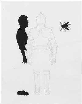 Untitled (Man with Armour) - Imran Mudassar