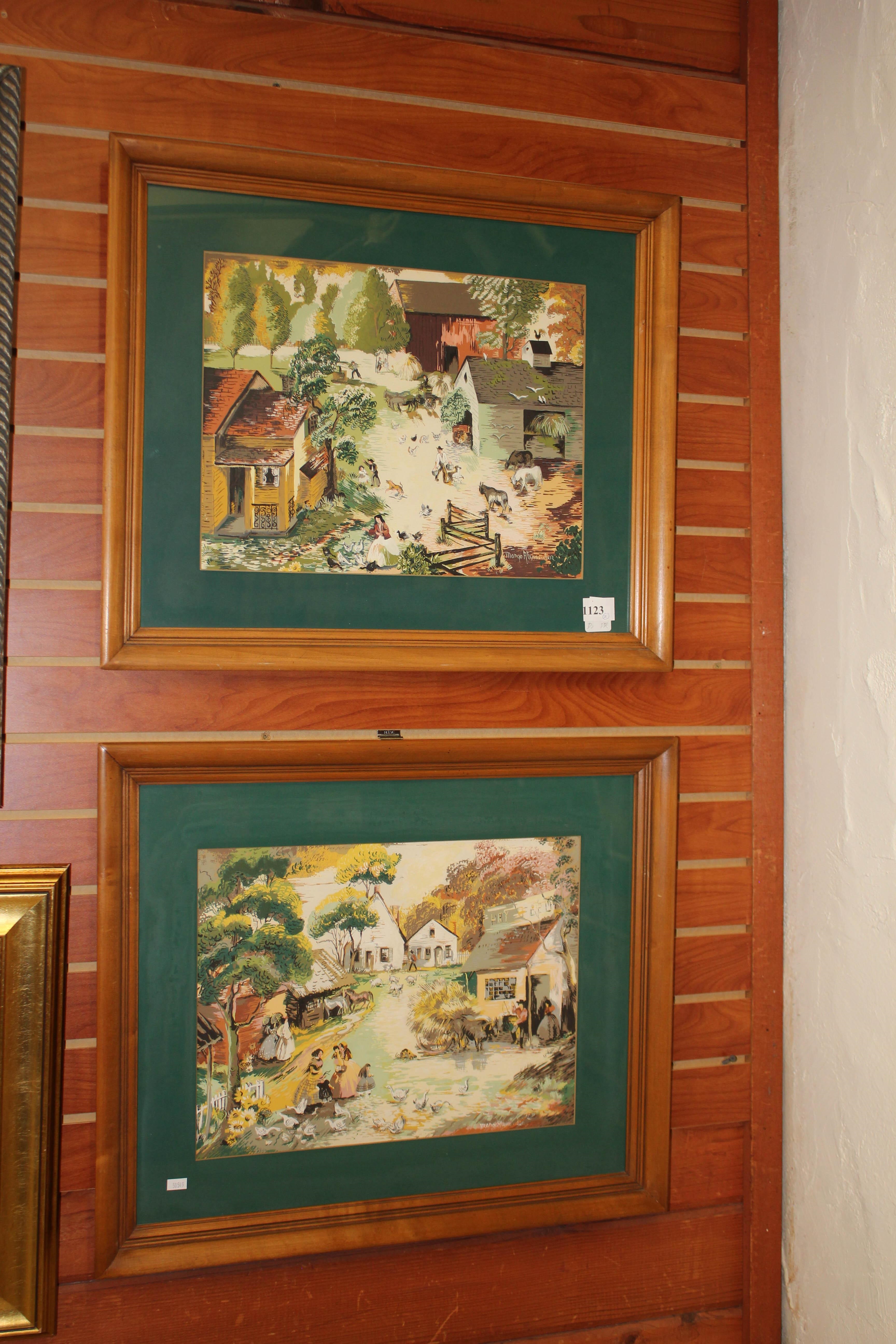 Margo Alexander | PAIR OF MARGO ALEXANDER SCREENPRINTS | MutualArt