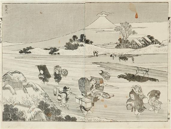 "100 Ansichten des Berges Fuji" by Katsushika Hokusai