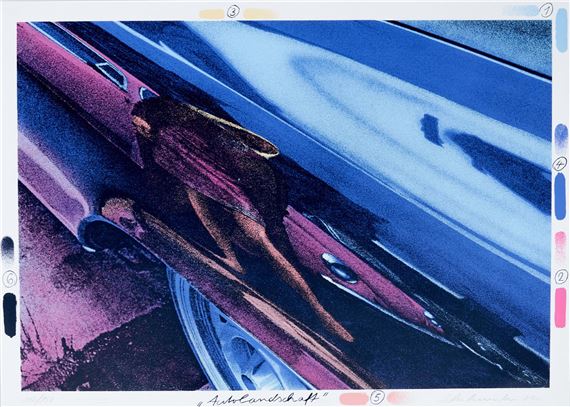 Autolandschaft by Hugo Schumacher, 1972