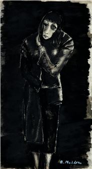 Die Trauernde - Adolf Mohler