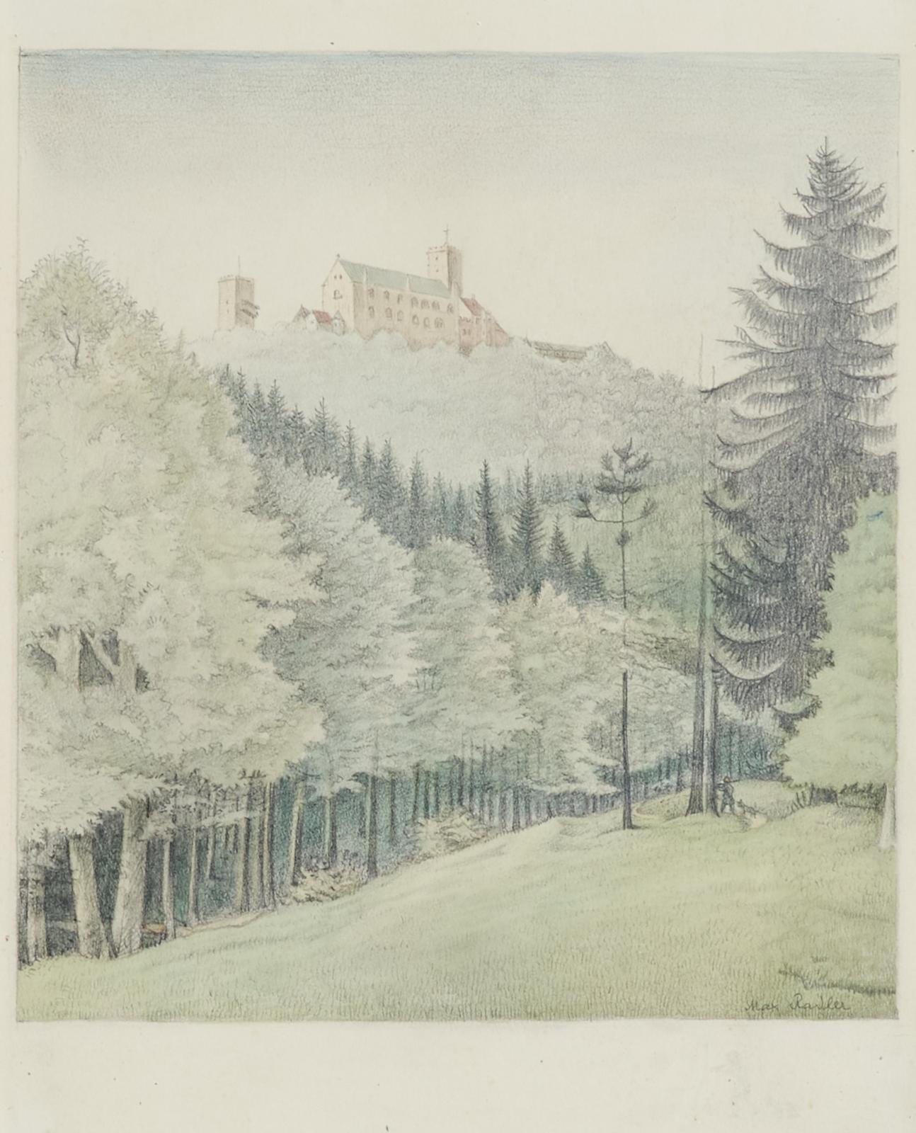 Max Radler | Blick auf die Wartburg | MutualArt