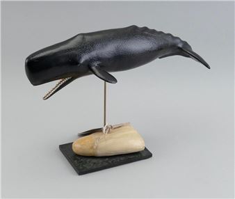 IRVING BRIGGS CARVING OF A SPERM WHALE - Irving Briggs