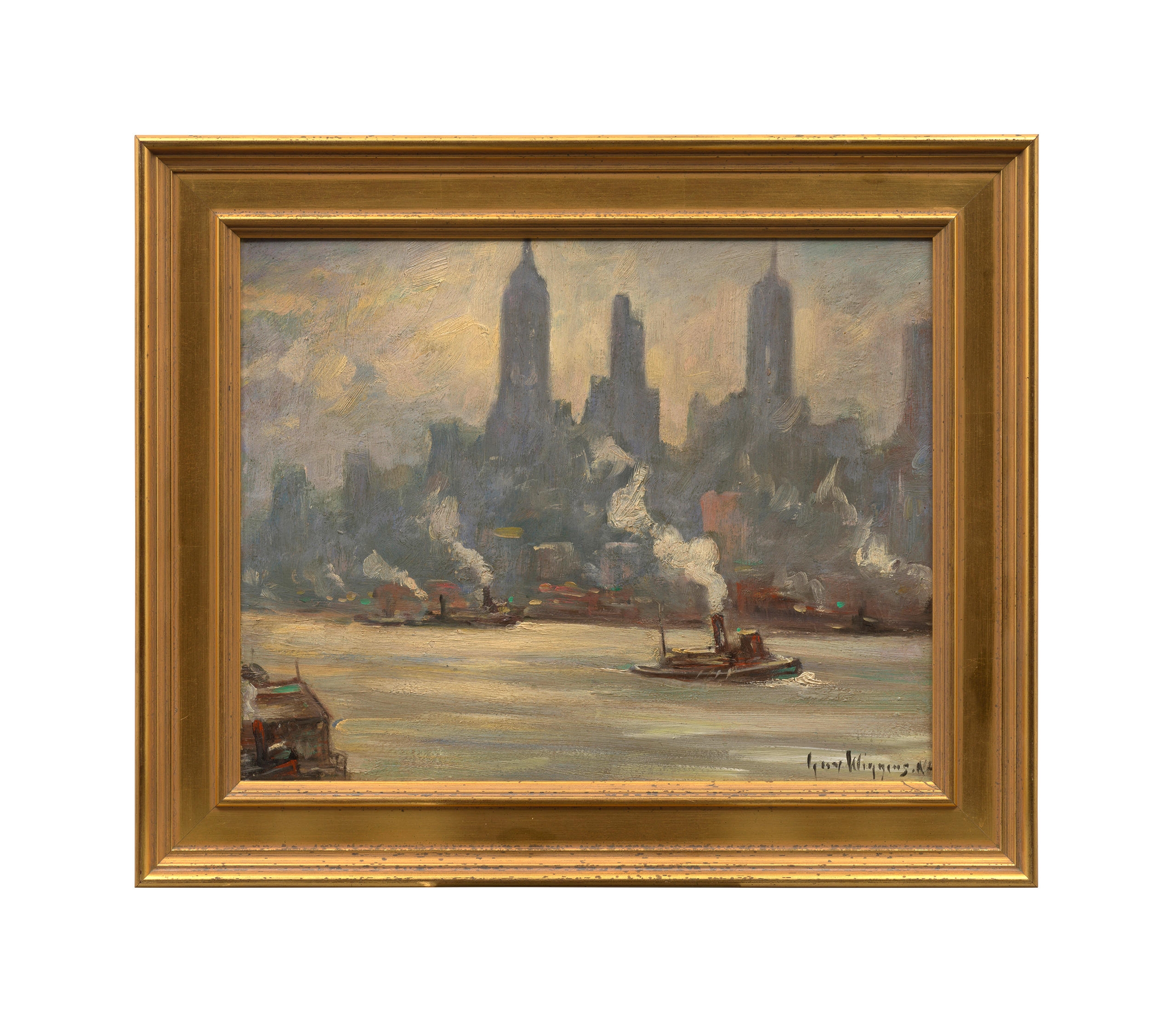 Guy Carleton Wiggins | Morning on the River (1935 - 1941) | MutualArt
