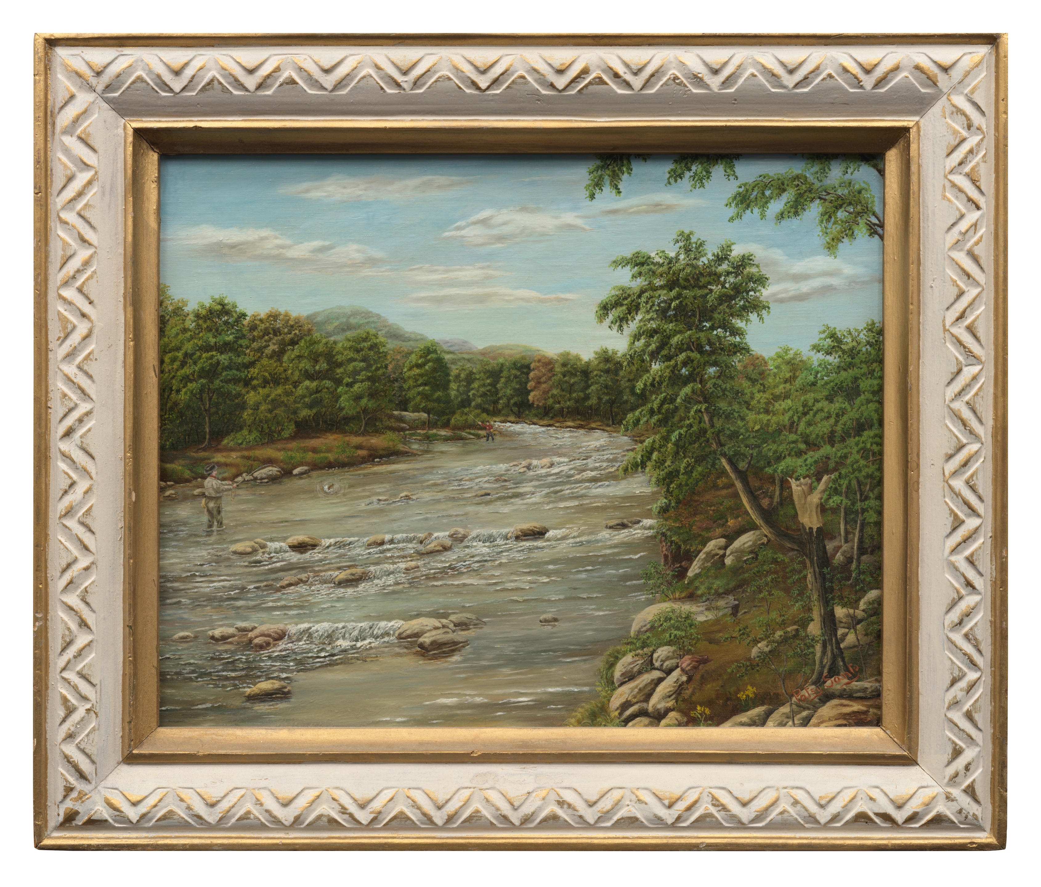 Patsy Santo | Fishing in the Roaring Branch | MutualArt