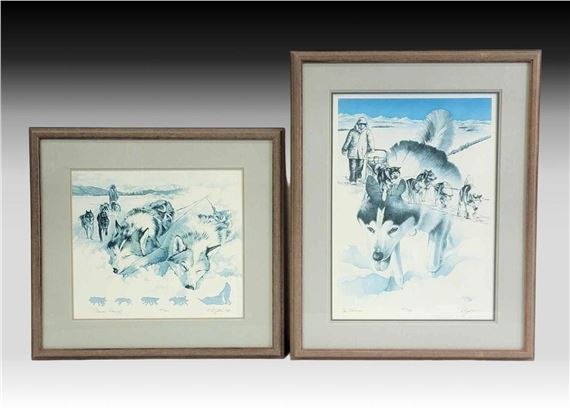 "The Farness" & Sled Dogs Running & Sleeping by Donna Gates