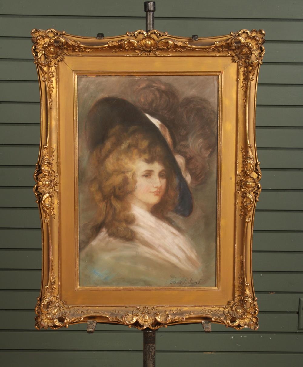 Guido Buttono | PASTEL PORTRAIT SIGNED GUIDO BUTTONO | MutualArt