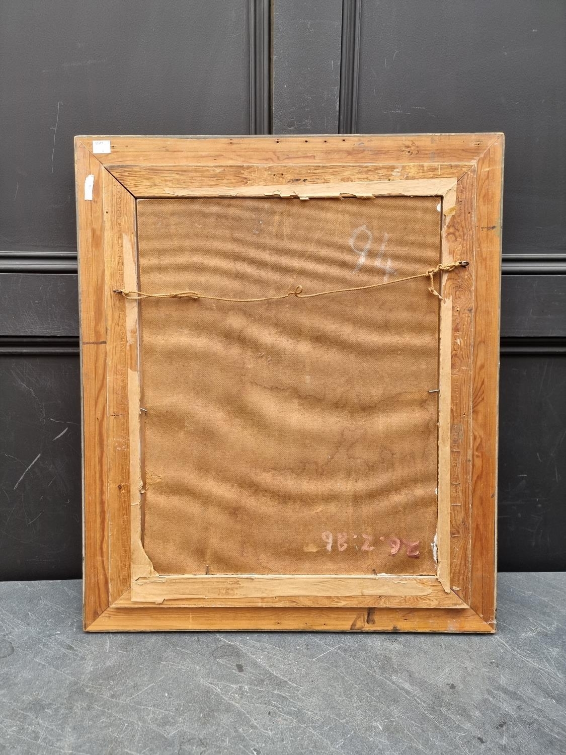 Artwork by Anne Bulitis, The Accordionist, Made of oil on board