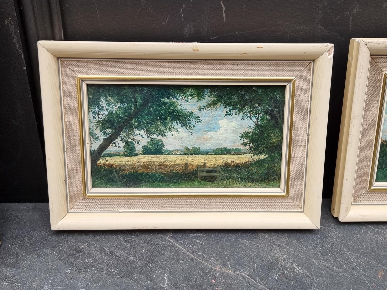 Artwork by Oliver Ommanney, Distant View of Chichester, Made of oil on board