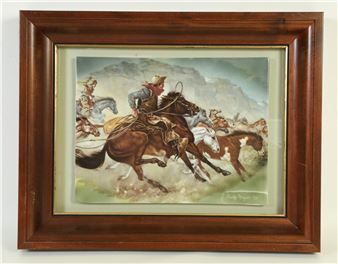 Cowboys and Mustangs - Fritz Meyer