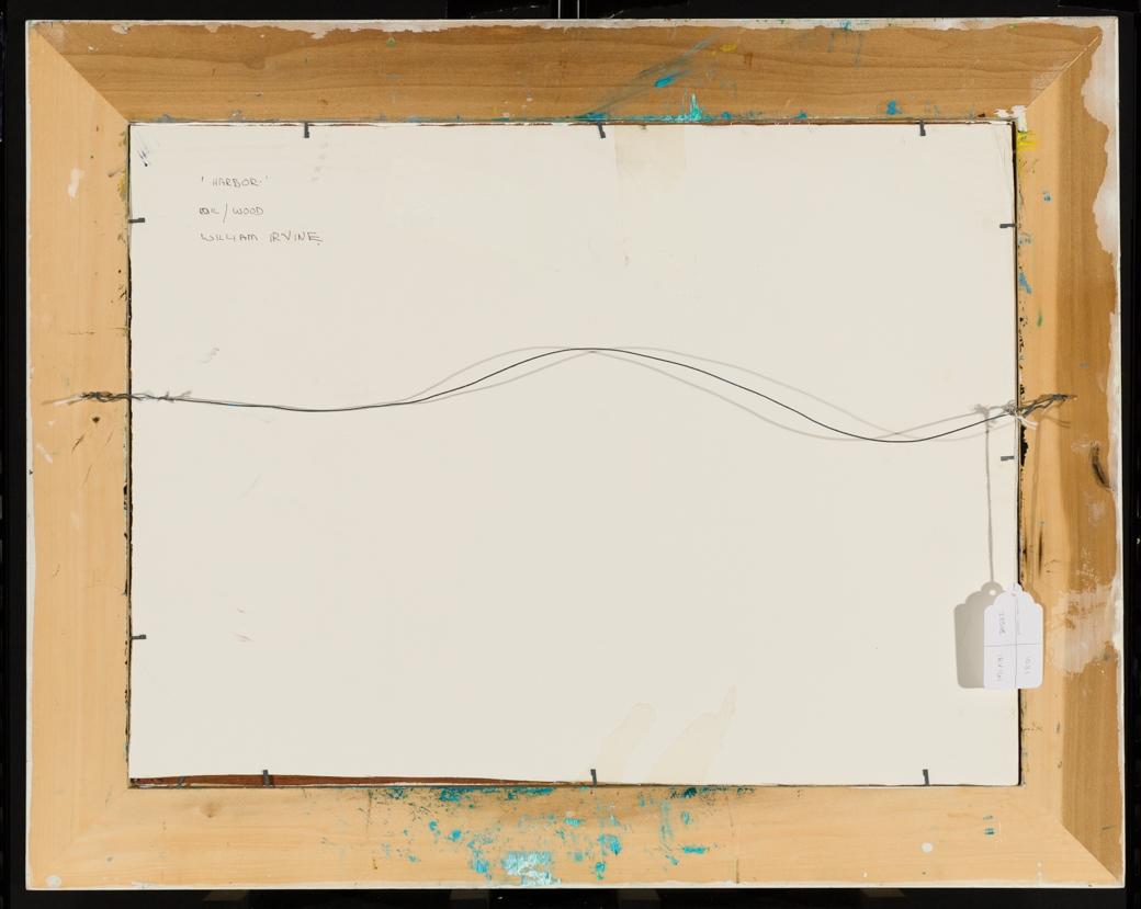 Artwork by William Irvine, Harbor, Made of Oil on panel