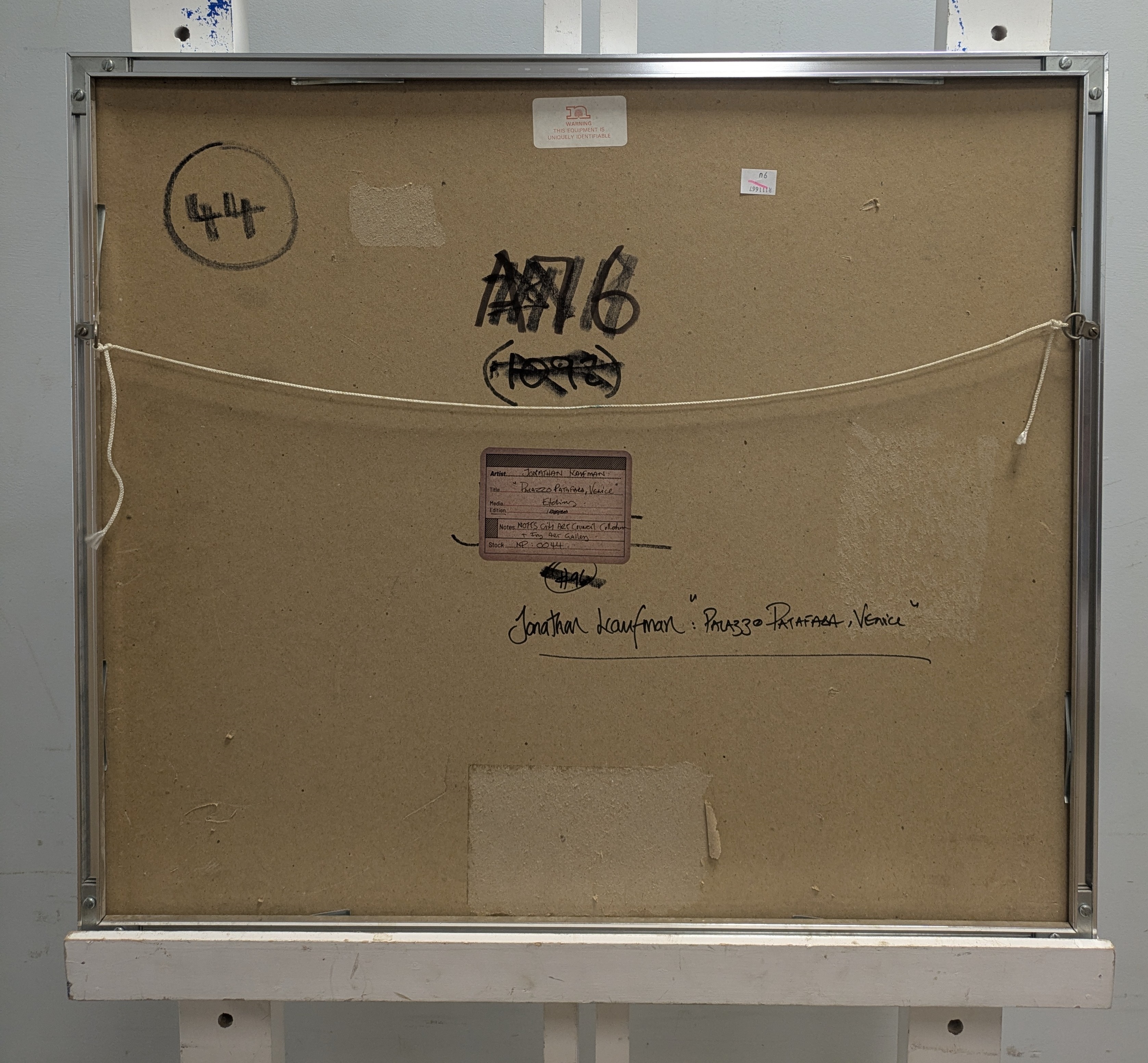 Artwork by Jonathan Kaufman, Jonathan Kaufman (20th Century British, Made of etching and aquatint