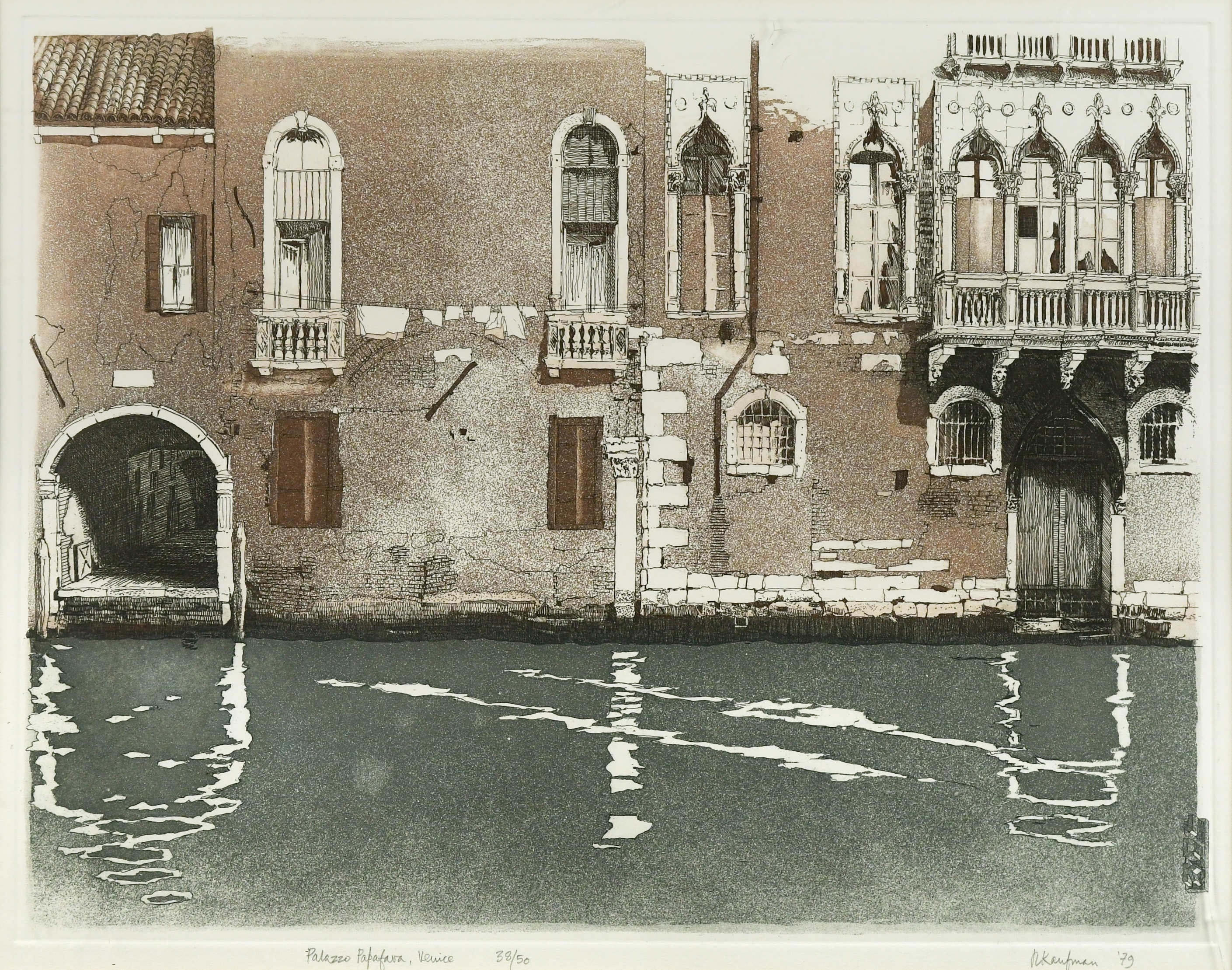 Artwork by Jonathan Kaufman, Jonathan Kaufman (20th Century British, Made of etching and aquatint