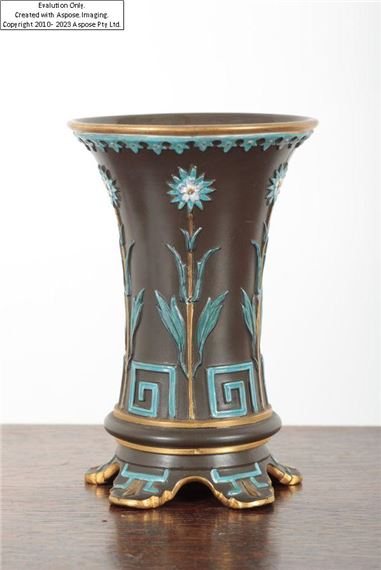 George Jones | A GEORGE JONES KUMASSIE WARE POTTERY VASE (Circa 1874 ...
