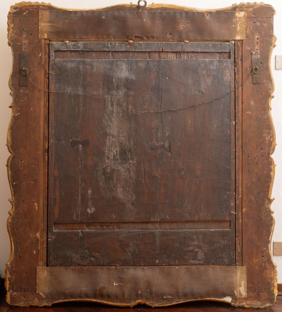 Artwork by Ercole Procaccini Il Vecchio, Ercole Procaccini (1520-1595). Lo sposalizio mistico di Santa Caterina., Made of oil on board