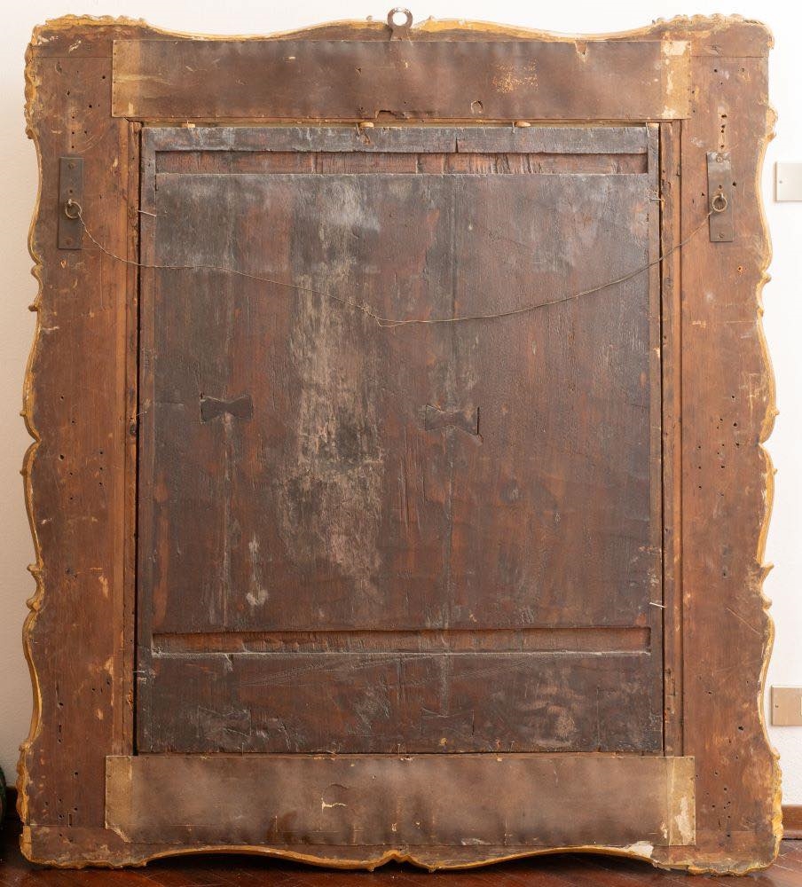 Artwork by Ercole Procaccini Il Vecchio, Ercole Procaccini (1520-1595). Lo sposalizio mistico di Santa Caterina., Made of oil on board