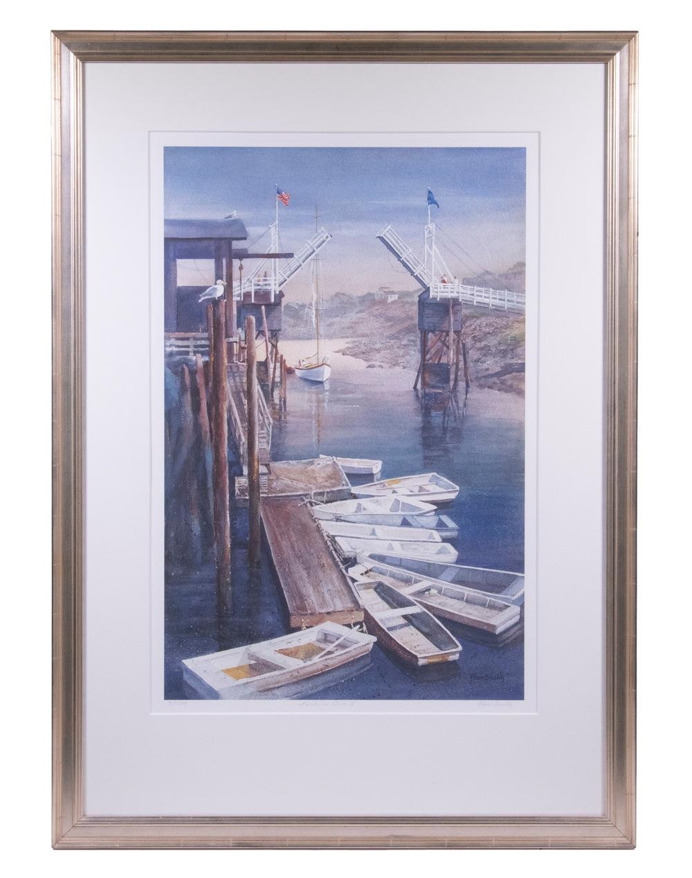 Artwork by Fran Scully, Perkins Cove, II, Made of giclee print