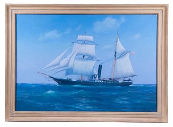 American Steam/Sail Ship Underway - Ray Wilcox