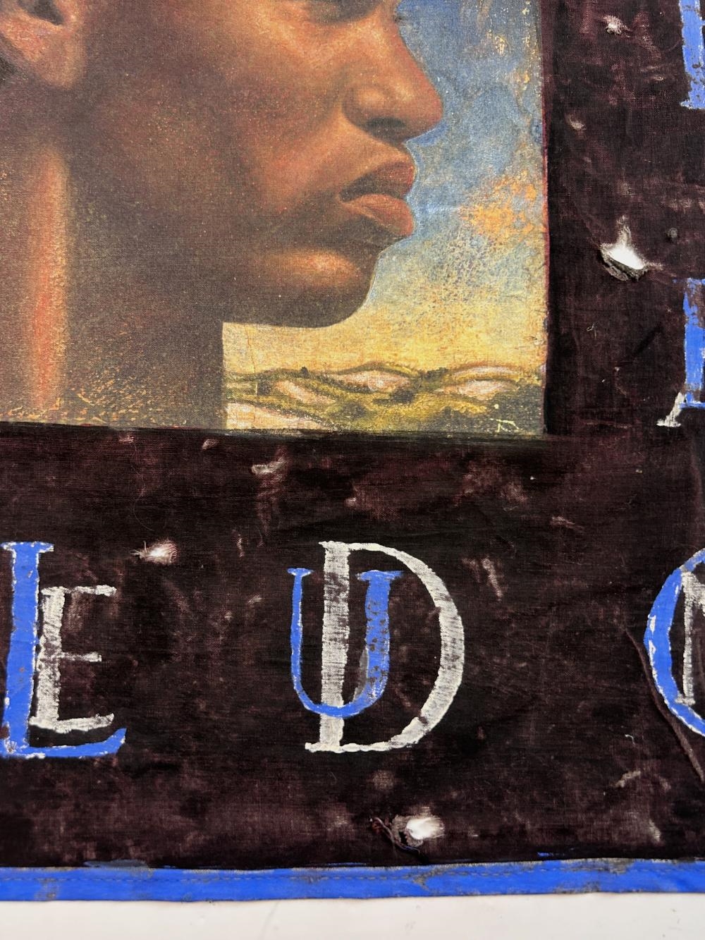 Artwork by Richard Selesnick, Michele Boulanger/Burnham and Eberow, Made of fabric