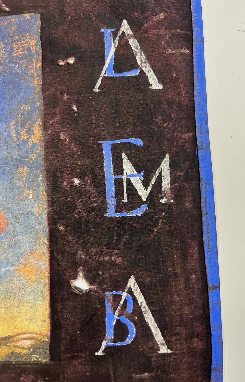 Artwork by Richard Selesnick, Michele Boulanger/Burnham and Eberow, Made of fabric