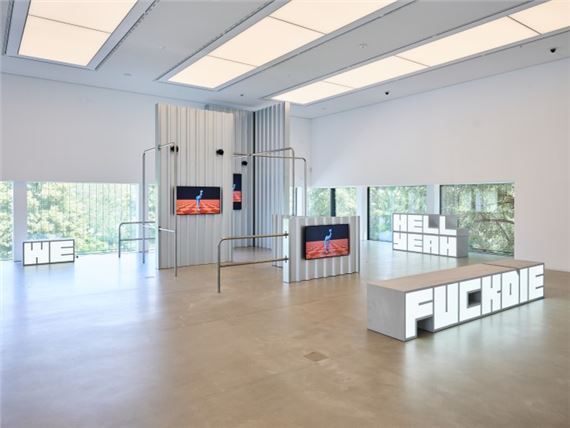Hell yeah we fuck die, installation von Hito Steyerl