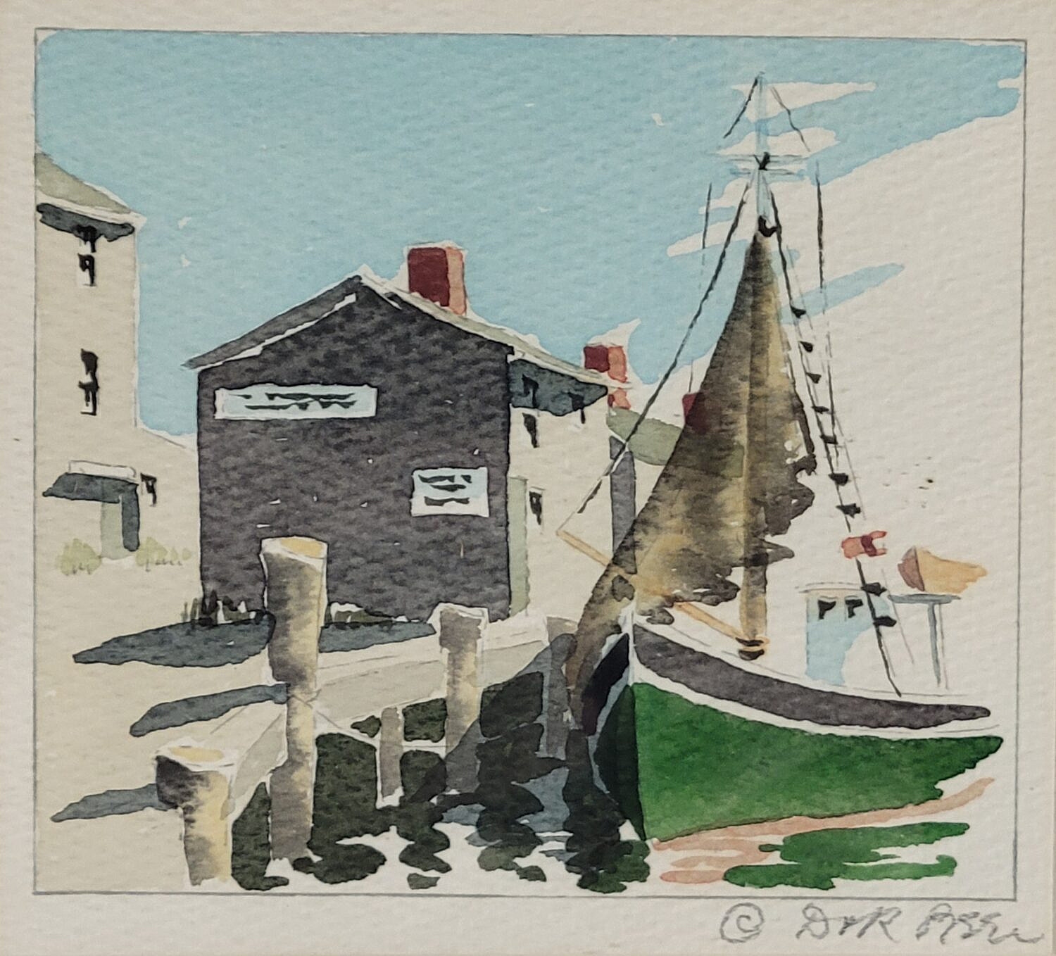 Doris Riker Beer | Old South Wharf | MutualArt
