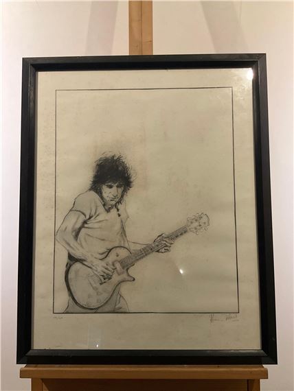 RONNIE WOOD 「Slide on This Ⅲ」 lithograph
