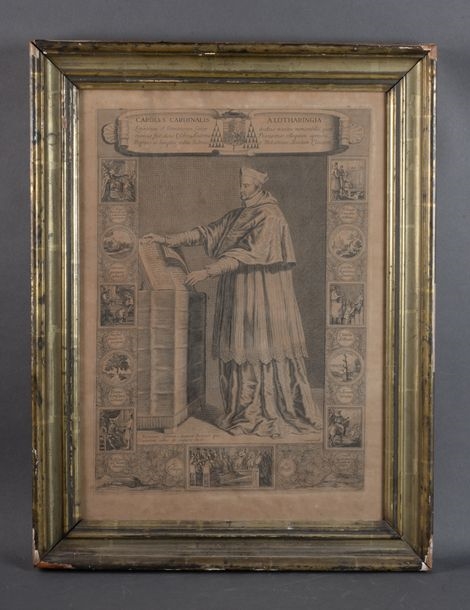 Artwork by Francois Bignon, Portrait... - Lot, Made of Engraving