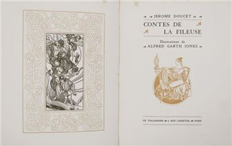 GARTH JONES (Alfred) & DOUCET (Jérôme). Contes de la fileuse. Paris - Alfred Garth Jones