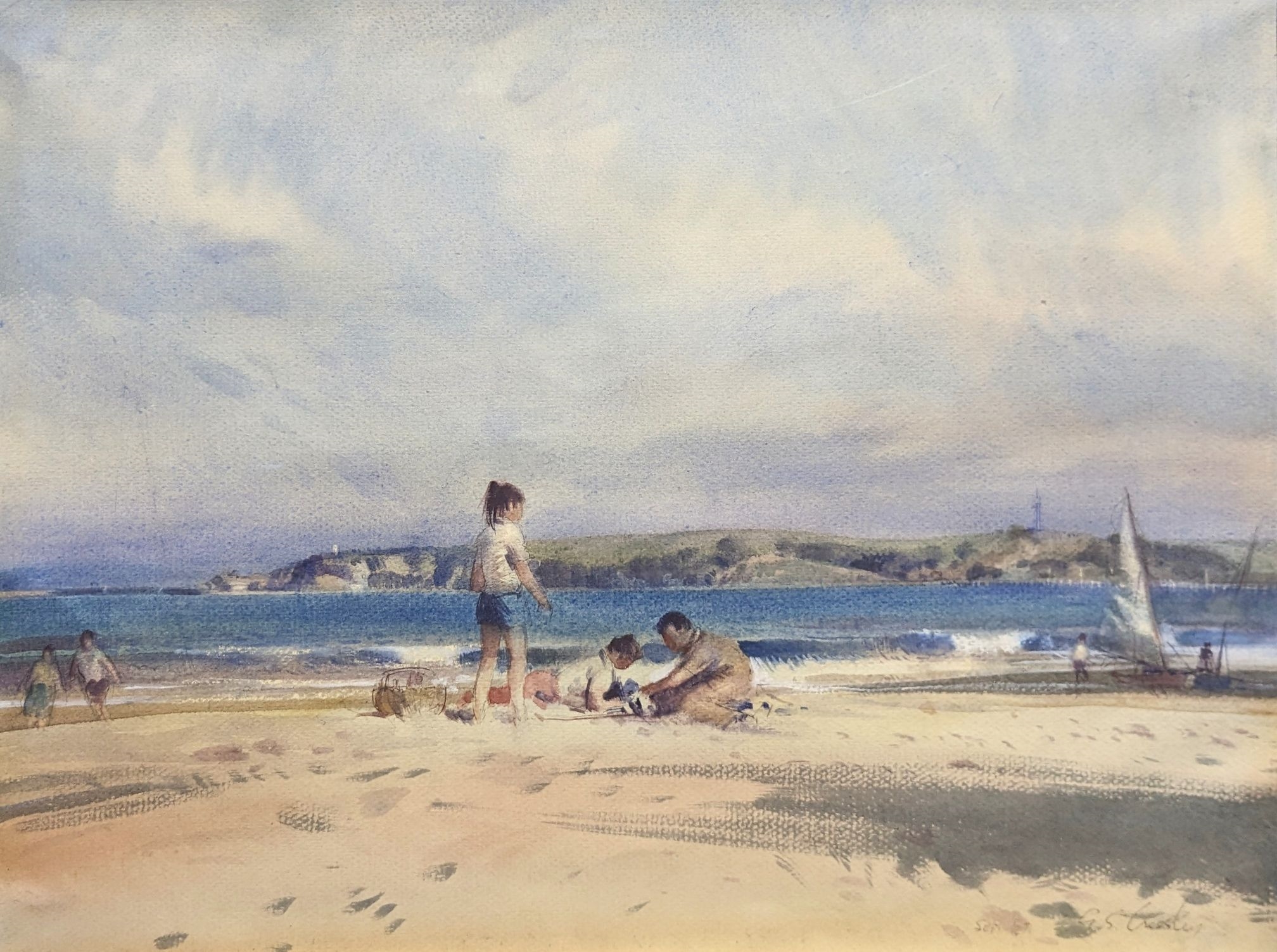 George Crossley | On The Beach (1969) | MutualArt