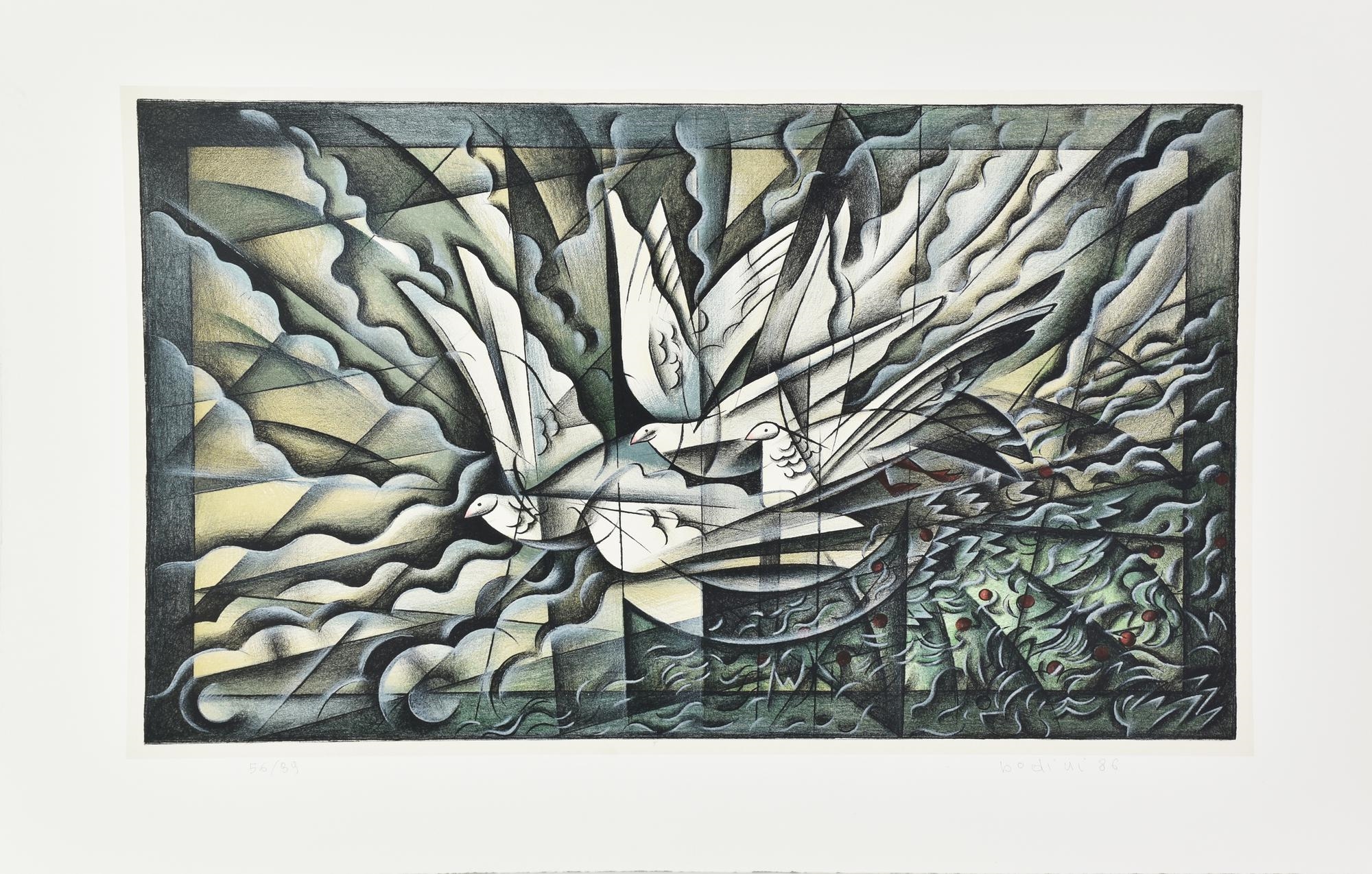Floriano Bodini | Floriano Bodini COLOMBE litografia | MutualArt