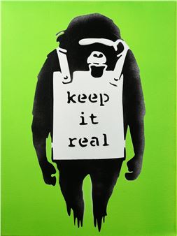 Banksy | Keep it real | MutualArt