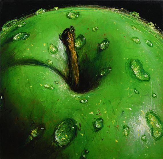 Ch ILIA acrilico su tela, cm 40x40x5 sul retro: firma e titolo L by Almà Ch.