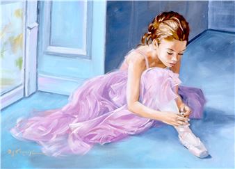 SEATED BALLERINA - Danie Cronje