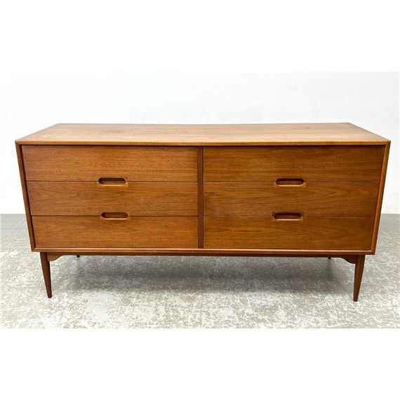 brown saltman dresser 1950s John Keal for Brown Saltman Lowboy 8-Drawer Dresser – Metro Eclectic main image 1