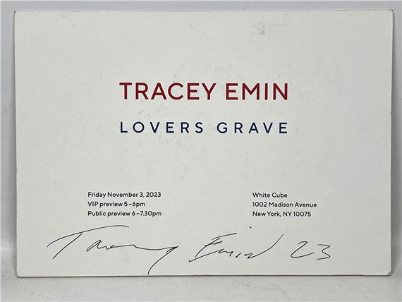 Tracey Emin | Tracy Emin lovers grave, offset lithograph on hard