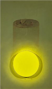 John Giannotti
(American, b. 1946)
Green Abstract with Sculptural Elements, 1977 - John Giannotti