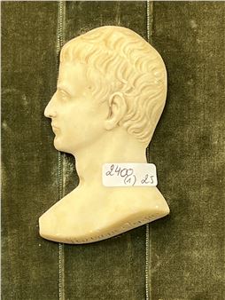 Portrait du profil de Napoléon - Giovanni Auguste