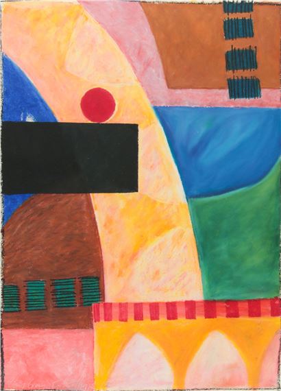 COLOURED ABSTRACT II by Liam de Frinse, 1988