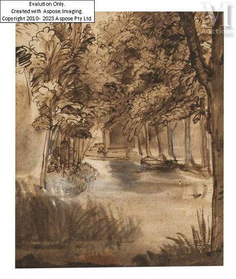 Vue d’un canal - Abraham Furnerius