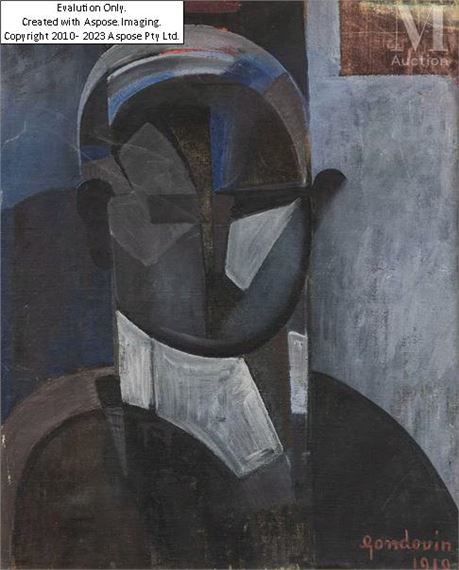 Portrait d’homme, 1919 by Emmanuel Gondouin, 1883