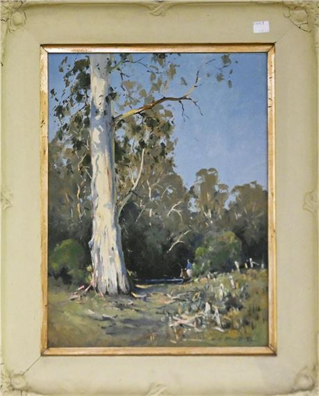 RIVER LANDSCAPE by Charles F. Mudie