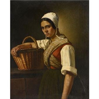 Paysanne - Ernest Antoine Hebert