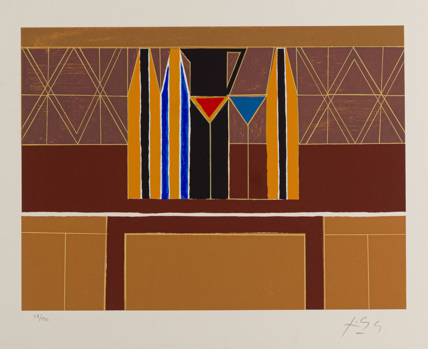 Artwork by Ferreira Gullar, Composição, Made of serigrafia