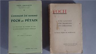 Ensemble de deux livres sur le maréchal Foch - Paul Painlevé