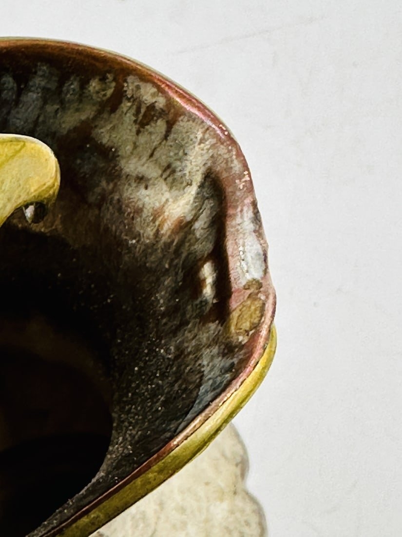 Artwork by Los Castillo, Los Castillo Style, Pitcher with a Hard-Stone and Brass Parrot Handle, Mexico 1960s, Made of Stone and Brass