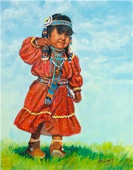 Native American Art -SUNDAY BEST- by Carol Theroux - Carol Theroux