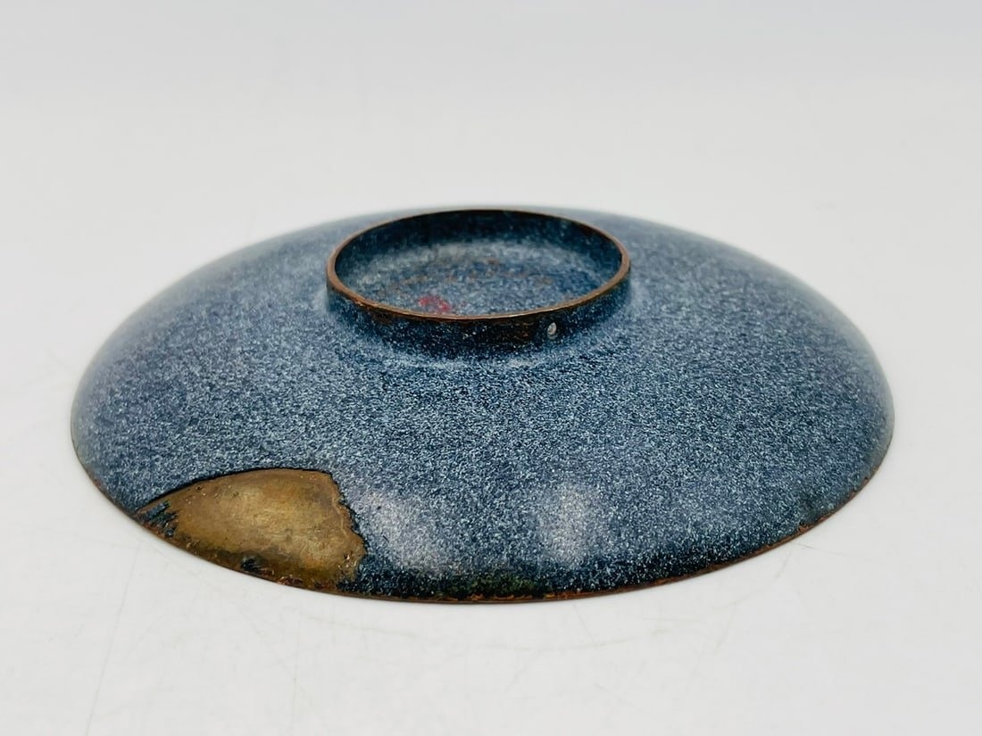 Artwork by Los Castillo, Miguel Pineda Godoy, Vintage Copper & Enamel Plate by Miguel Pineda for Los Castillo, Signed, Mexico 20th Century, Made of Vintage Copper & Enamel