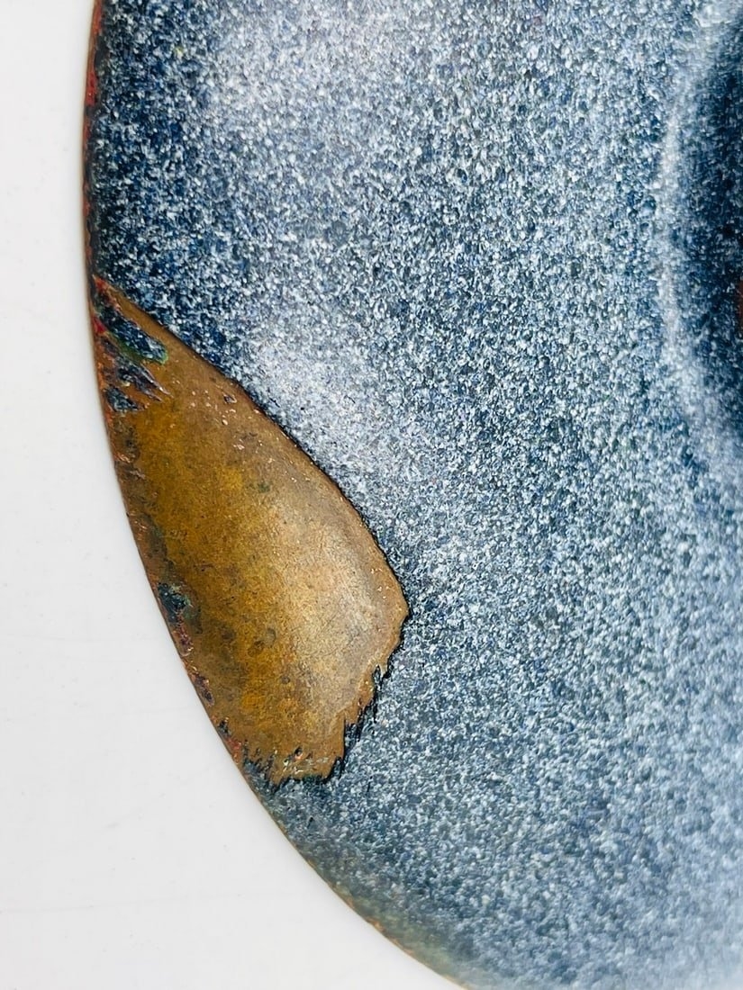 Artwork by Los Castillo, Miguel Pineda Godoy, Vintage Copper & Enamel Plate by Miguel Pineda for Los Castillo, Signed, Mexico 20th Century, Made of Vintage Copper & Enamel